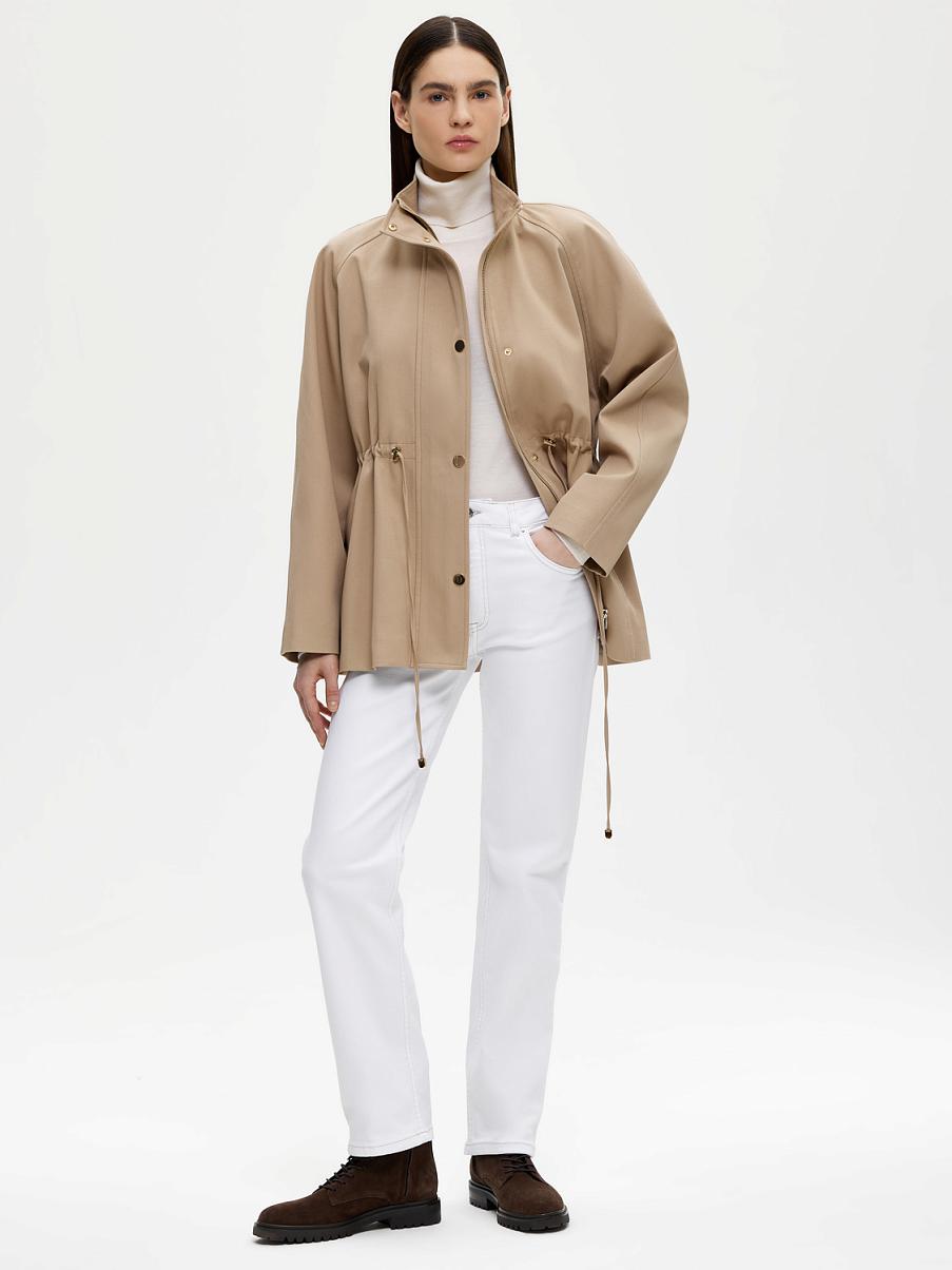 Прямые хлопковые джинсы