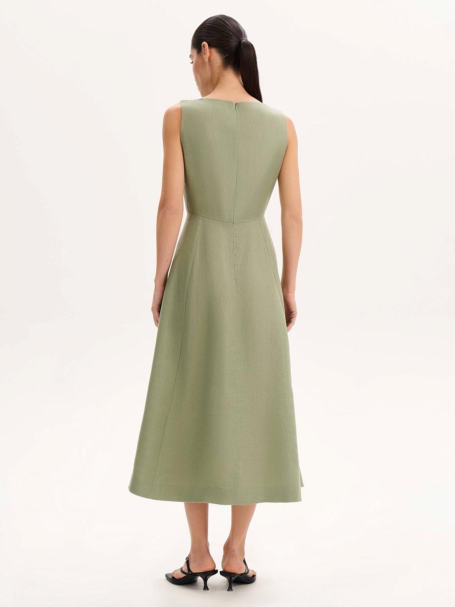 Платье льняное