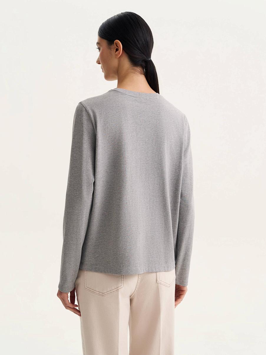 Лонгслив из хлопка