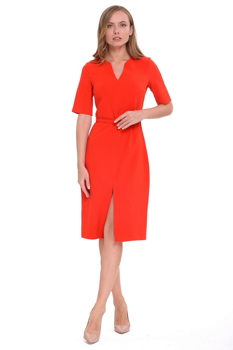 Платье миди на запах