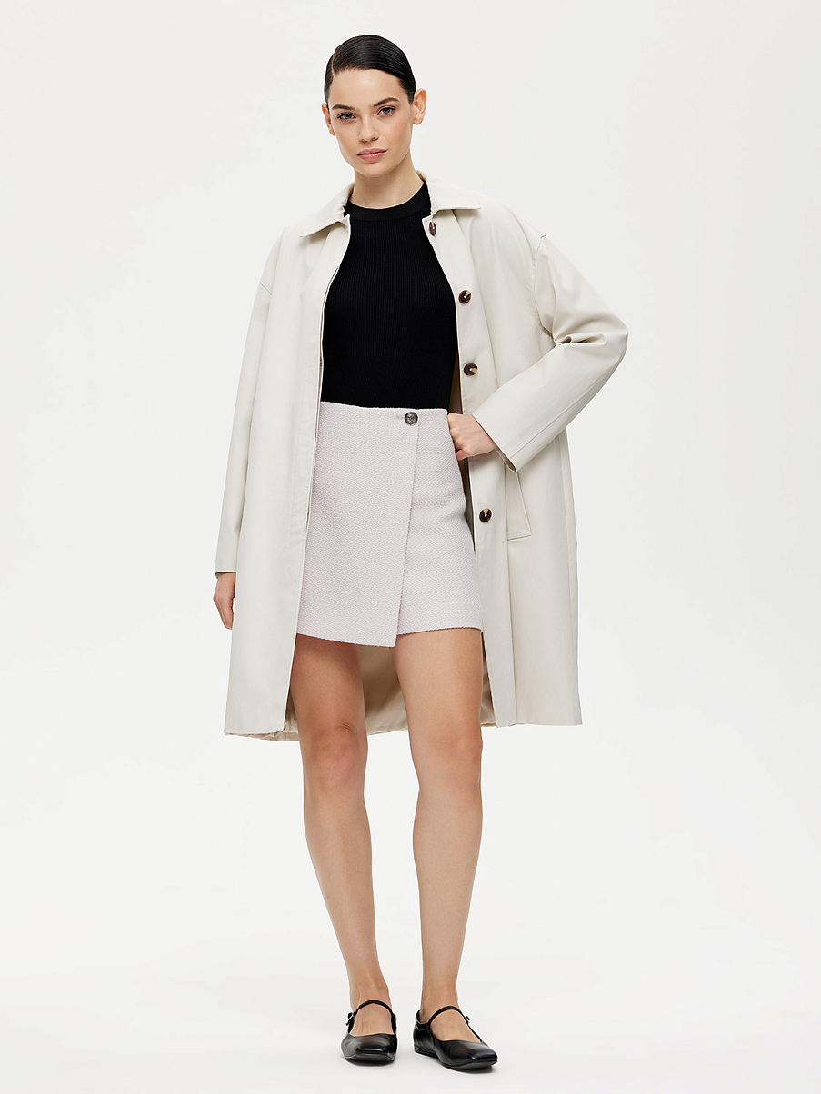 Юбка-шорты с шерстью