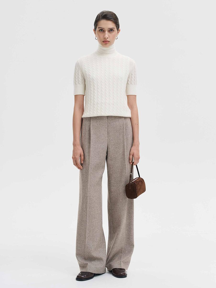 Топ из шерсти с кашемиром