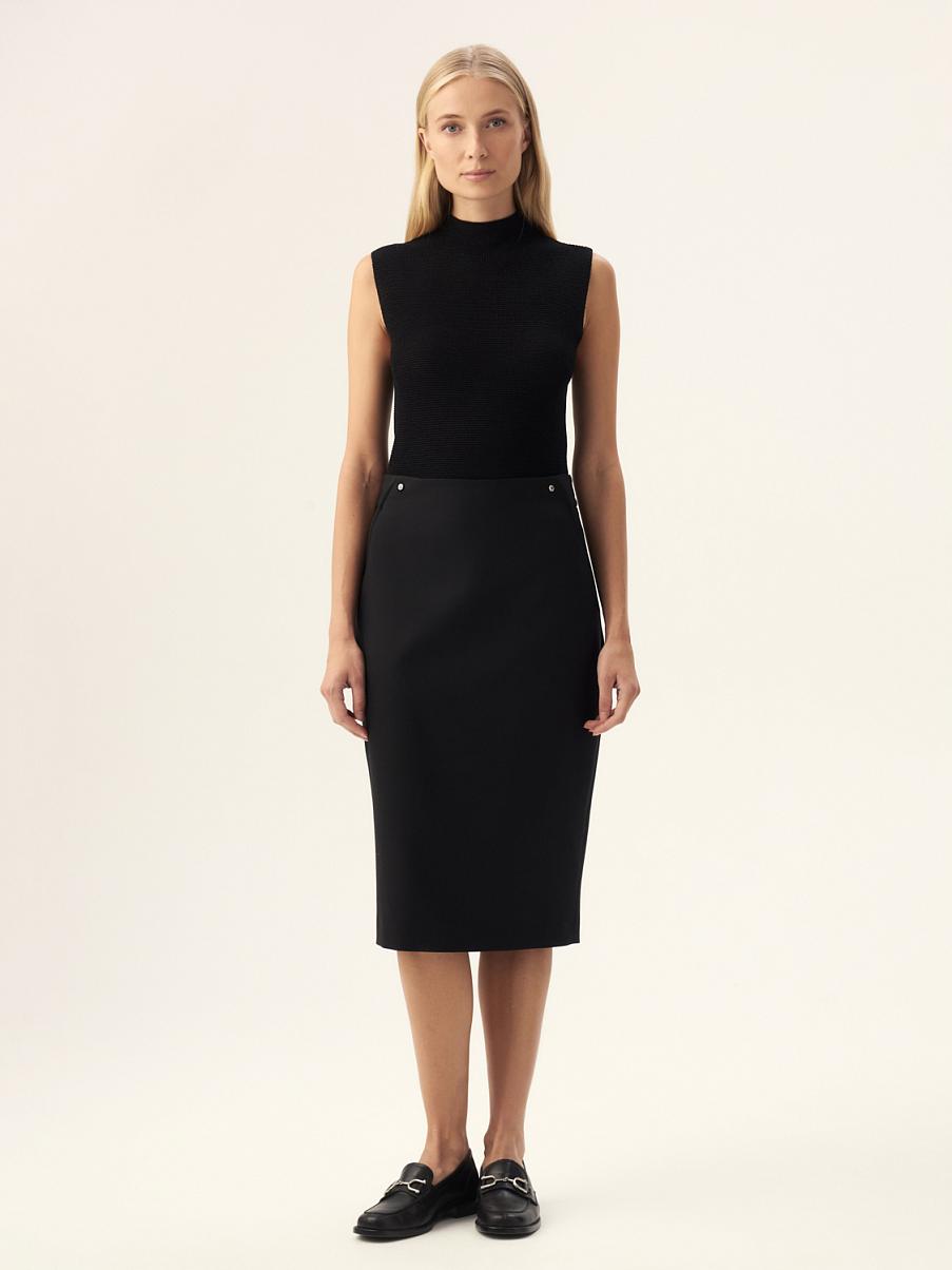 Трикотажный топ с люрексом