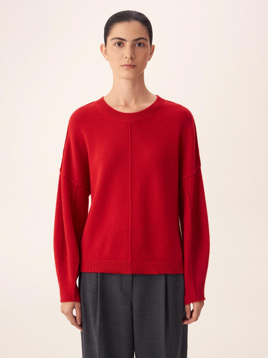 Оверсайз джемпер из кашемира