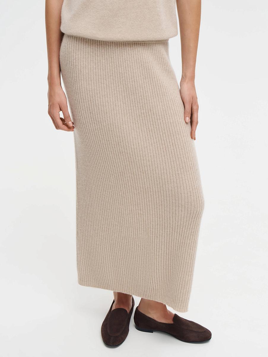 Юбка макси из кашемира