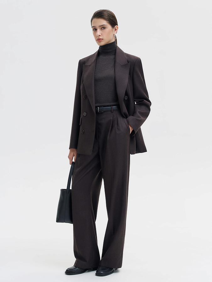 LSWN-132040 Брюки (коричневый, L)