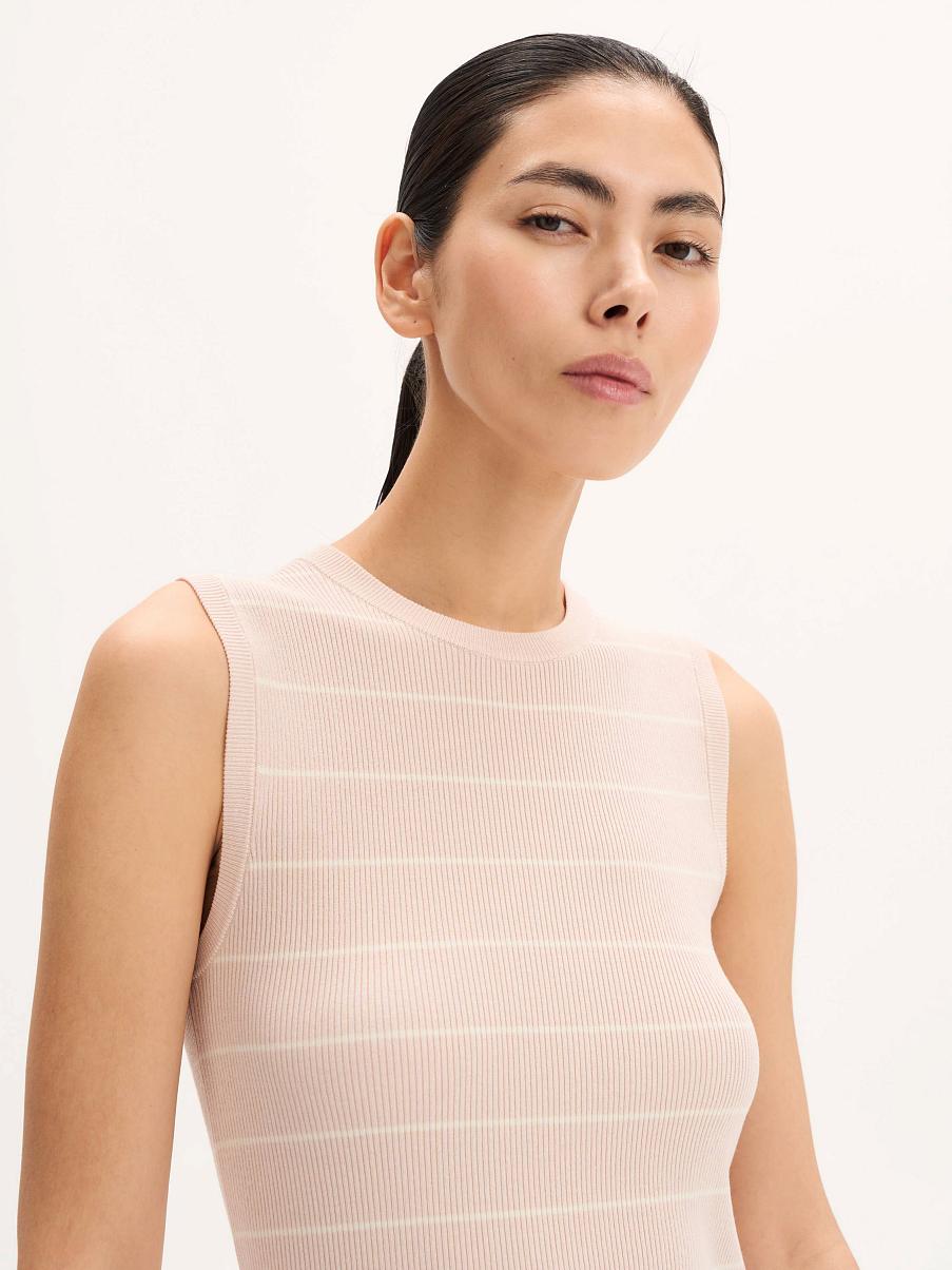 Топ трикотажный с шелком