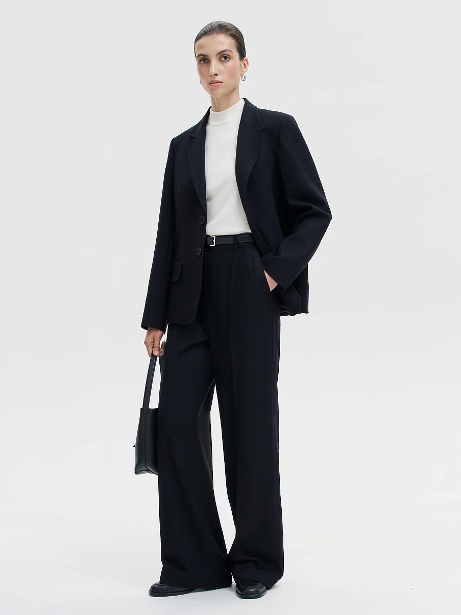 Брюки из костюмной ткани