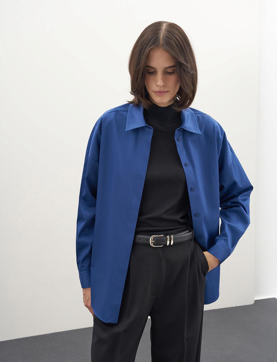 Рубашка оверсайз из хлопка