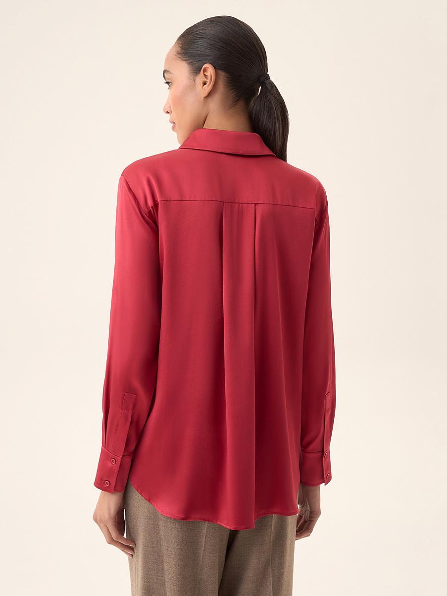 Шелковая рубашка