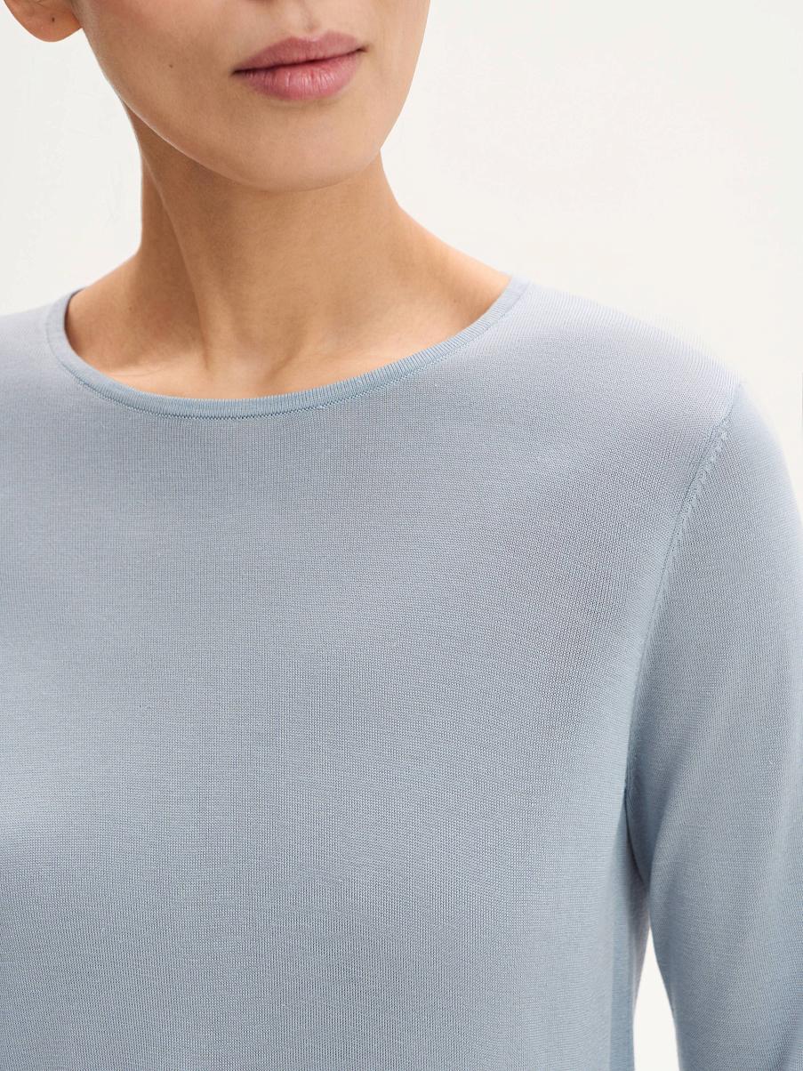 Джемпер с шелком